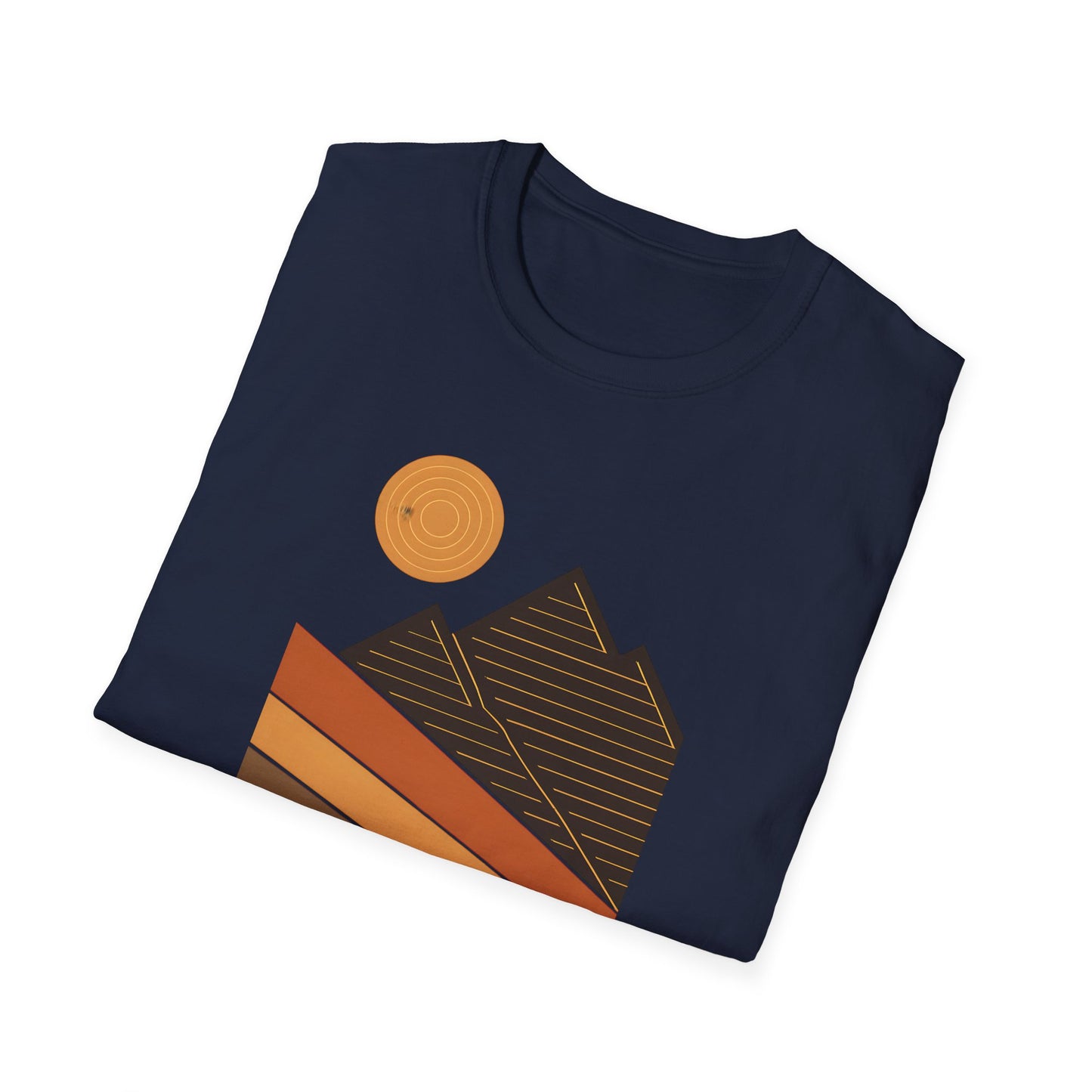 Geometric And Topographic Landscape T-shirt