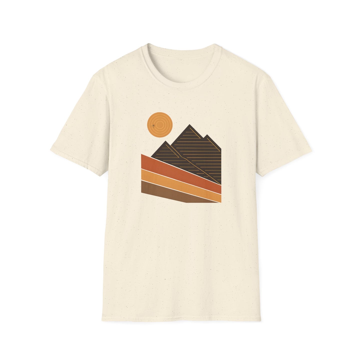 Geometric And Topographic Landscape T-shirt