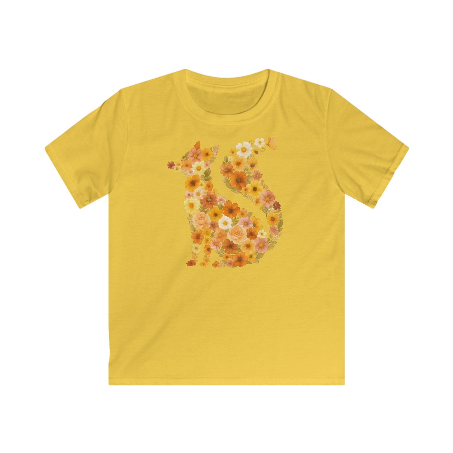 Children's Fox of Flowers T-shirt