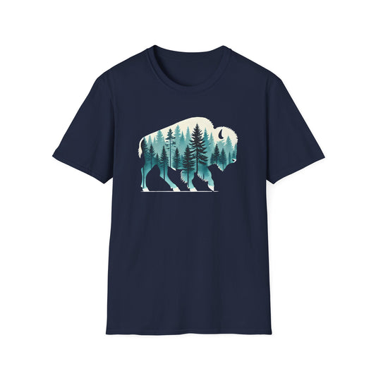 Bison Inner Winter Landscape T-shirt