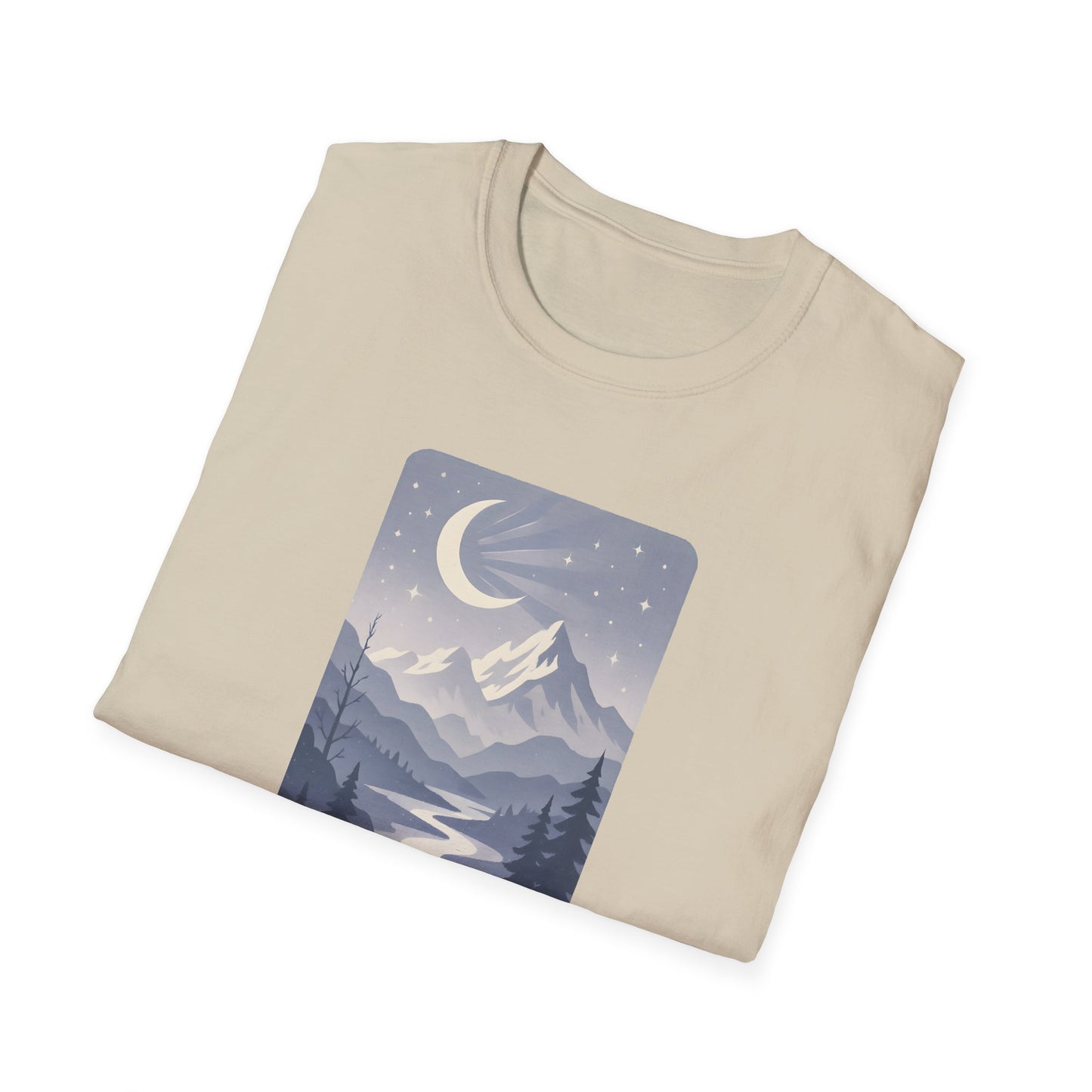 Moonlit Mountain Valley T-shirt