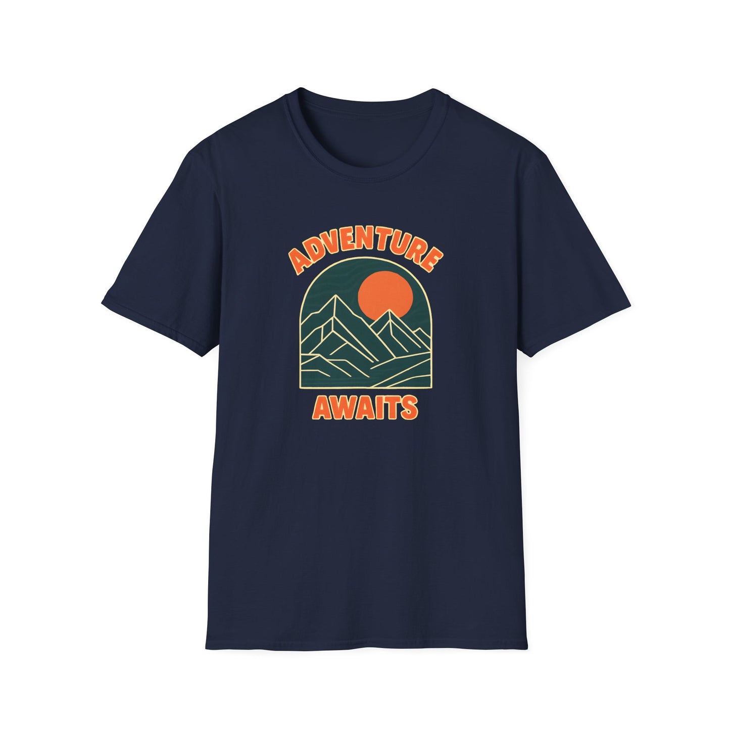 Adventure Awaits Mountain Landscape T-shirt