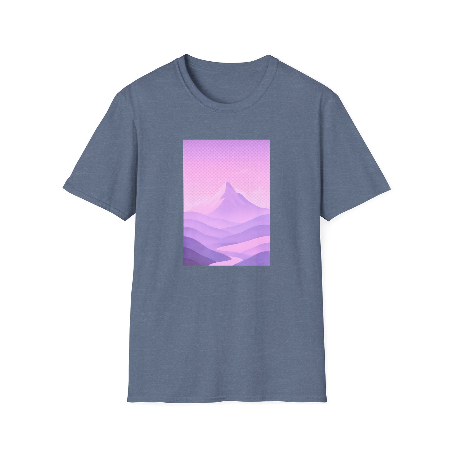 Layered Valley Violets Landscape T-shirt