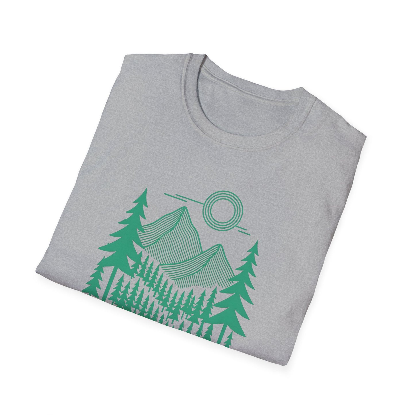 Geometrical Landscape Teal