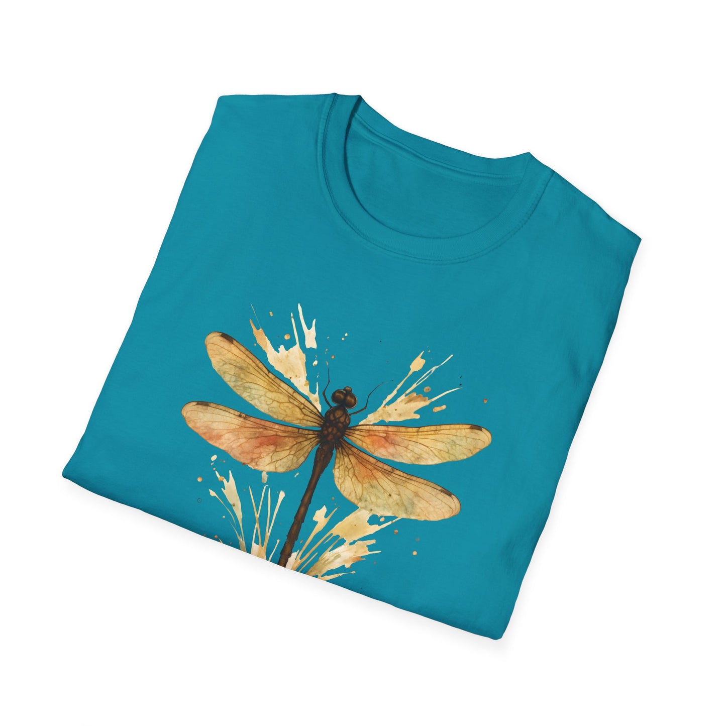 Dragonfly Gold Splash T-shirt