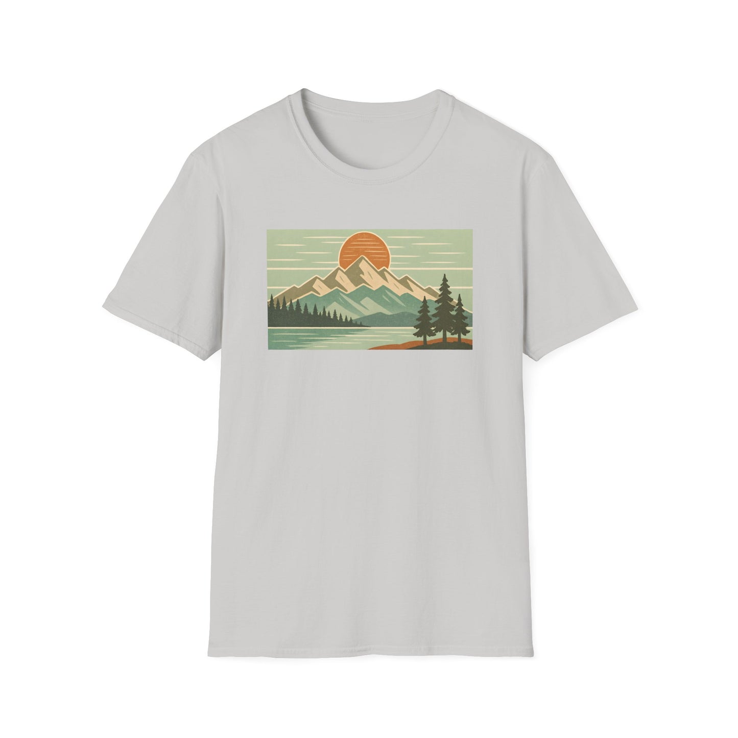 Retro Midday Mountain Peak T-shirt