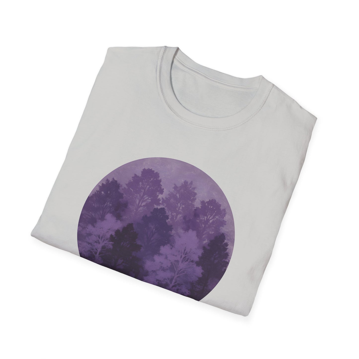 Purple Forest Oil Painting T-shirt