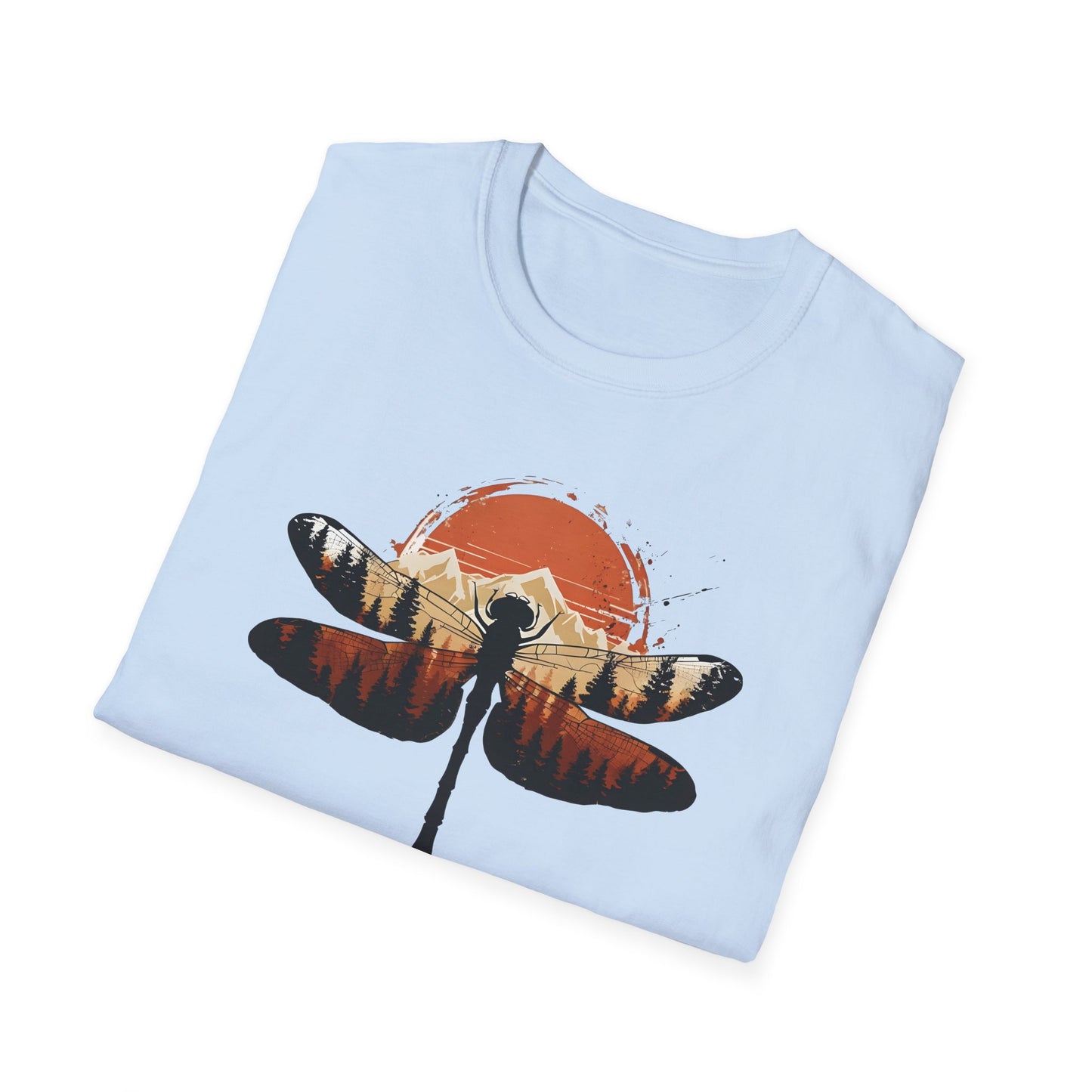 Dragonfly Sunset Double Exposure
