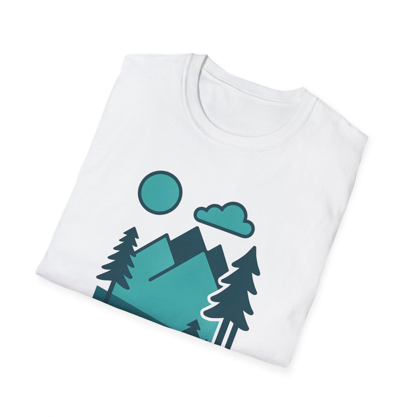 Minimalist Mountain Landscape T-shirt