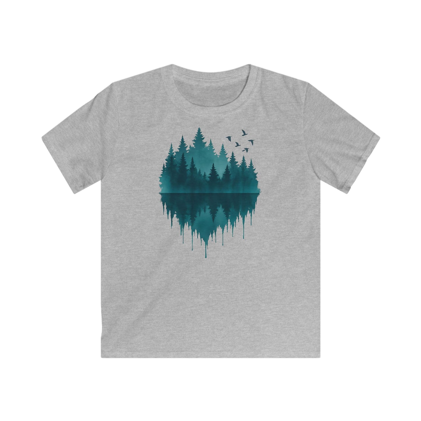 Children's Ink Drip Forest T-shirt