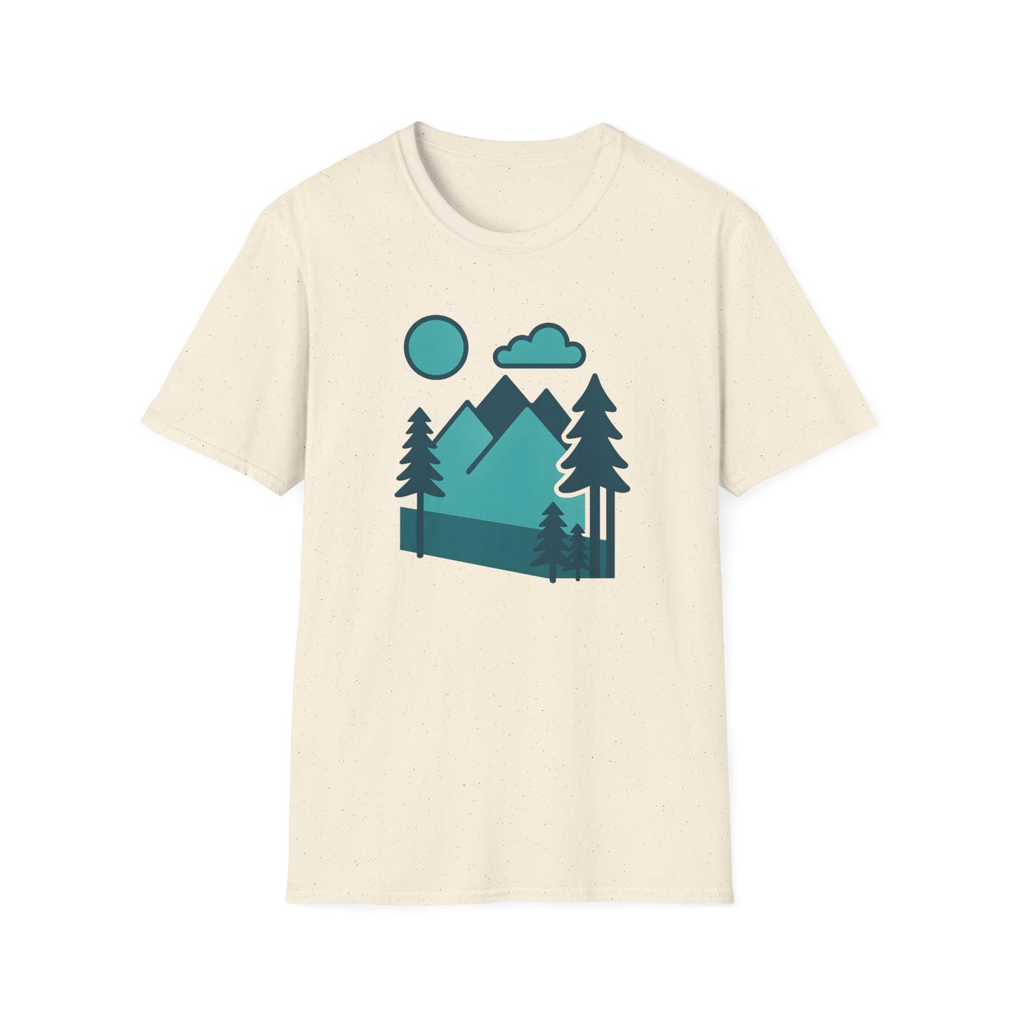 Minimalist Mountain Landscape T-shirt