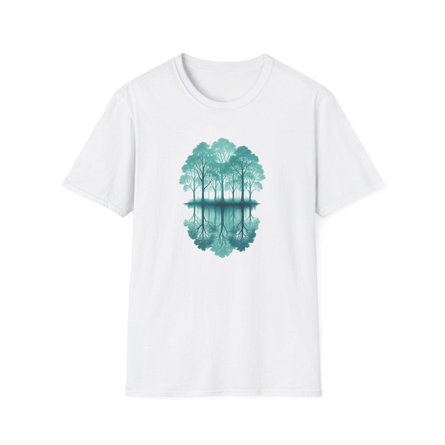 Forest Mirror Teal T-shirt