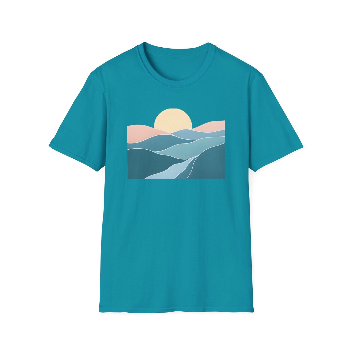 Sunset Over Rolling Hills T-shirt