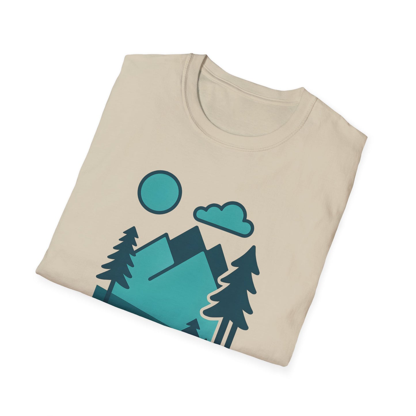 Minimalist Mountain Landscape T-shirt