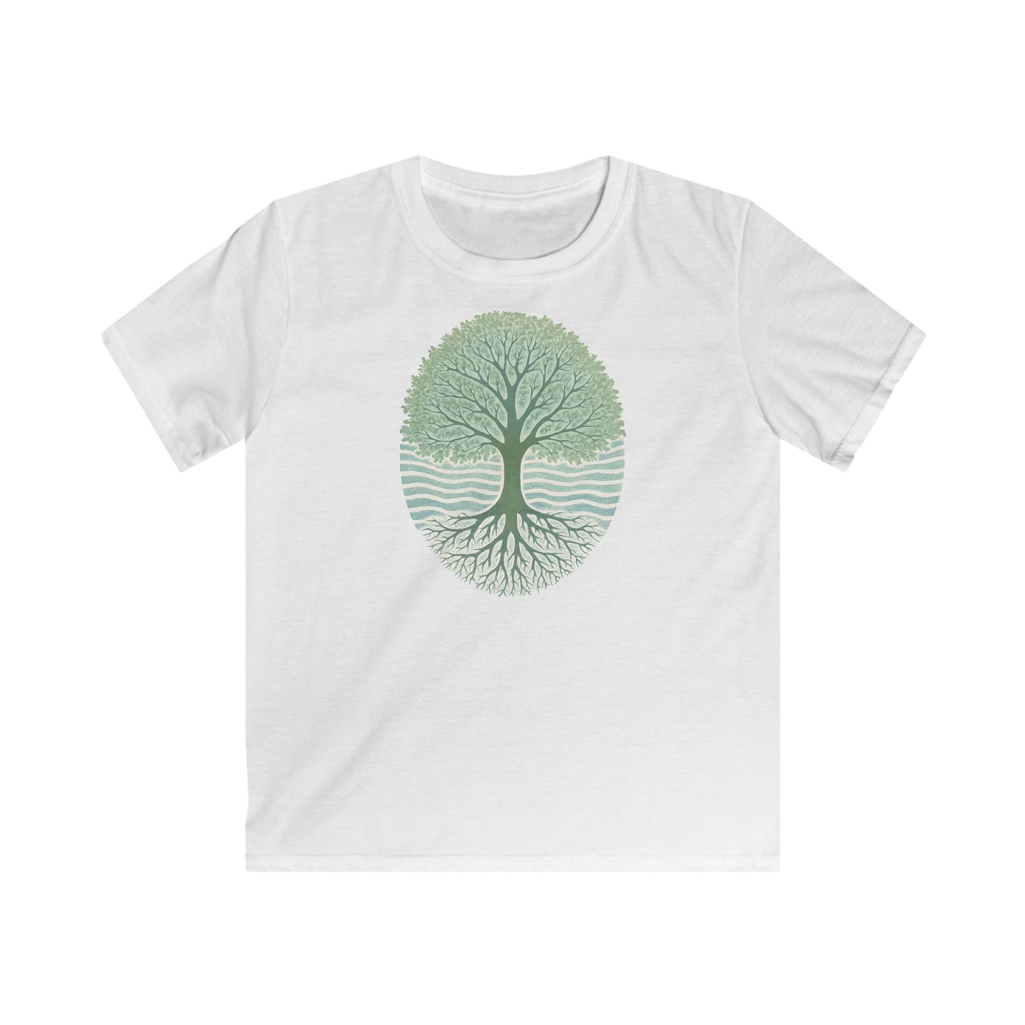 Children’s Roots Waves and Leaves T-shirt