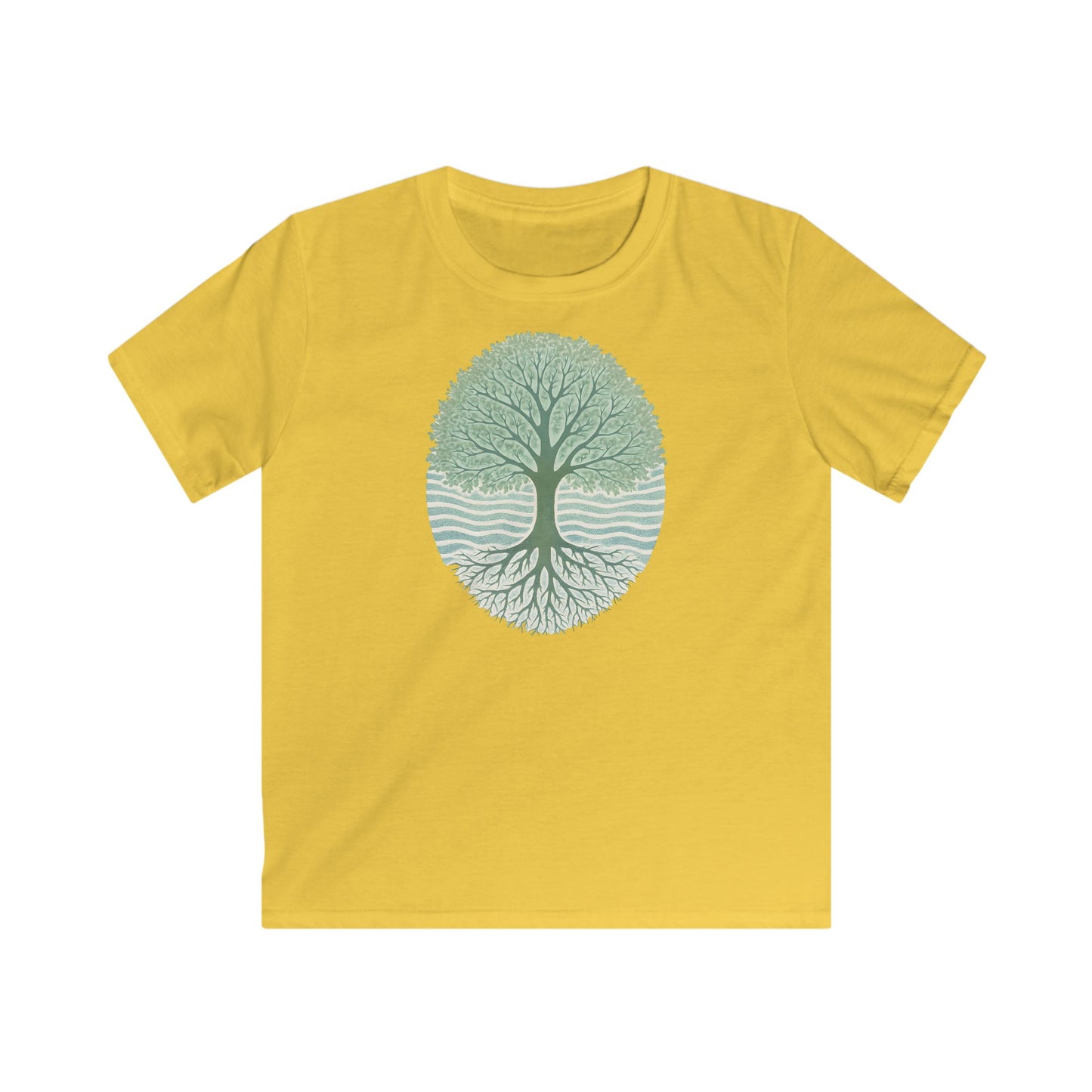 Children’s Roots Waves and Leaves T-shirt