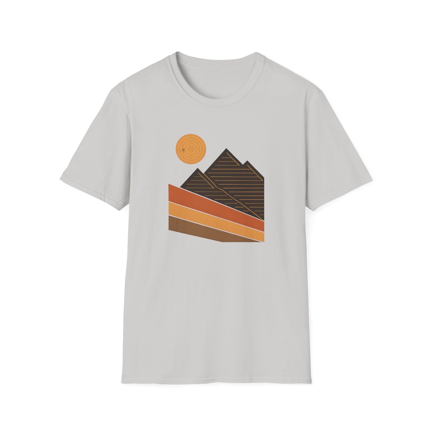 Geometric And Topographic Landscape T-shirt