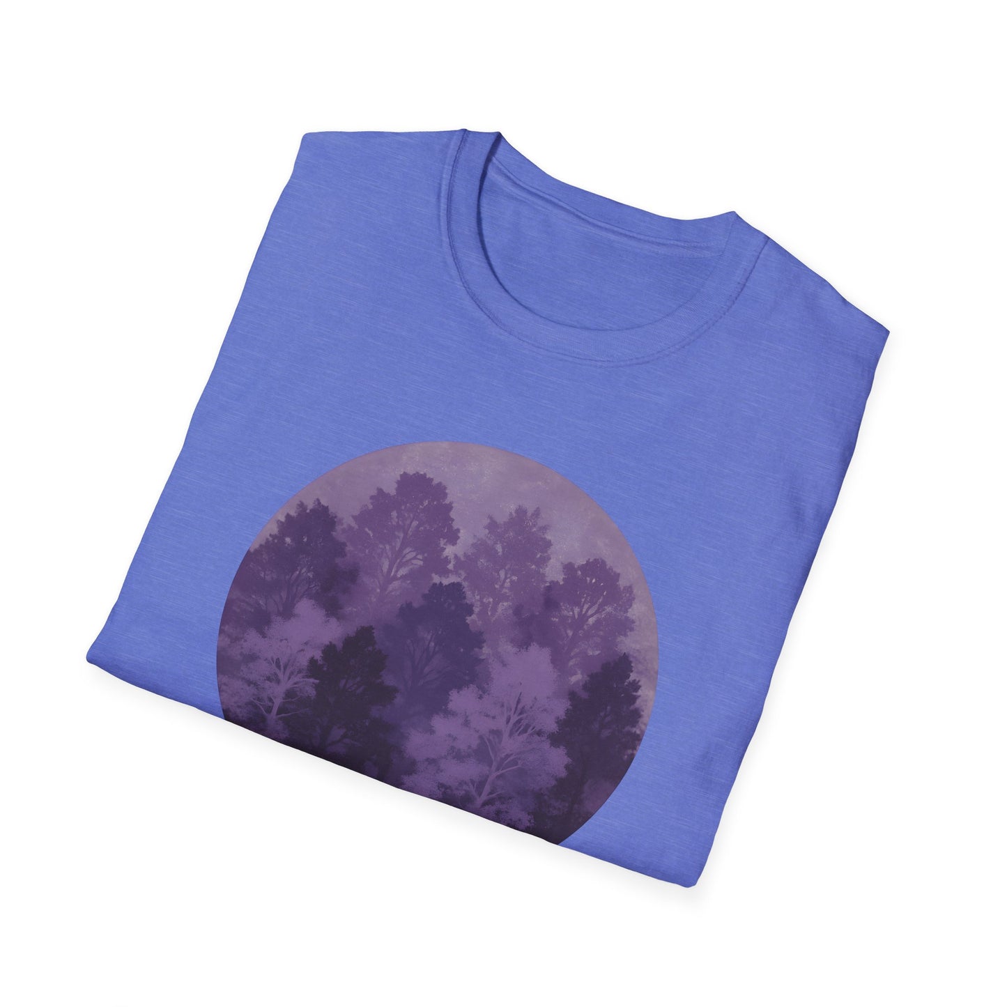 Purple Forest Oil Painting T-shirt