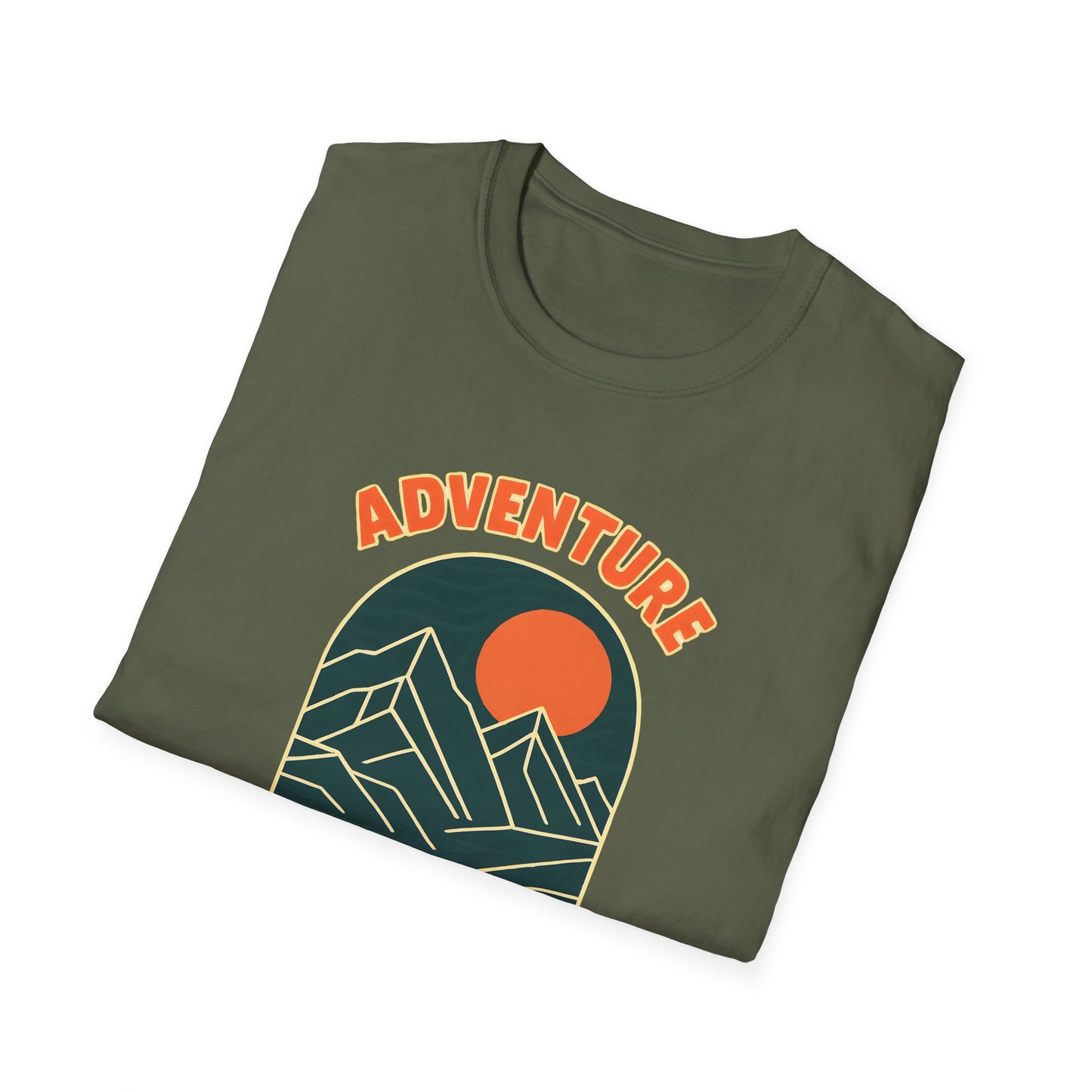 Adventure Awaits Mountain Landscape T-shirt