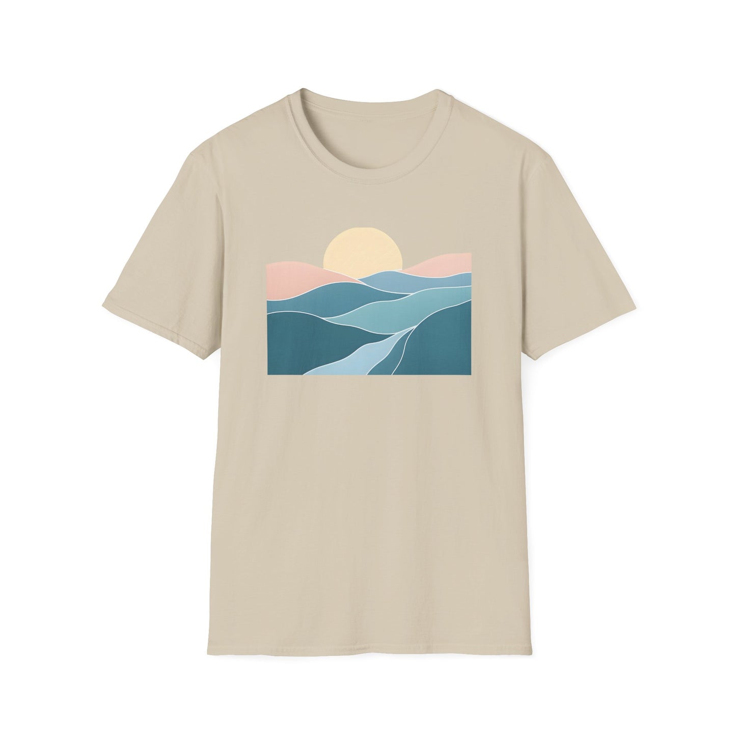 Sunset Over Rolling Hills T-shirt