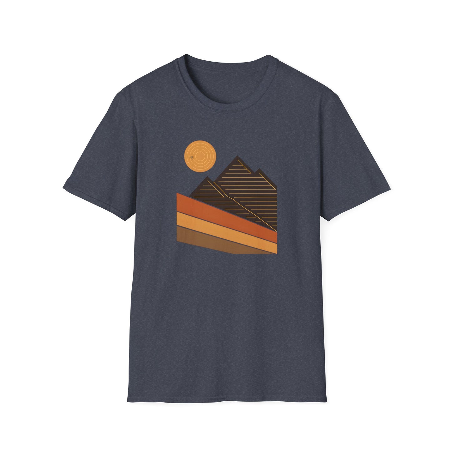 Geometric And Topographic Landscape T-shirt