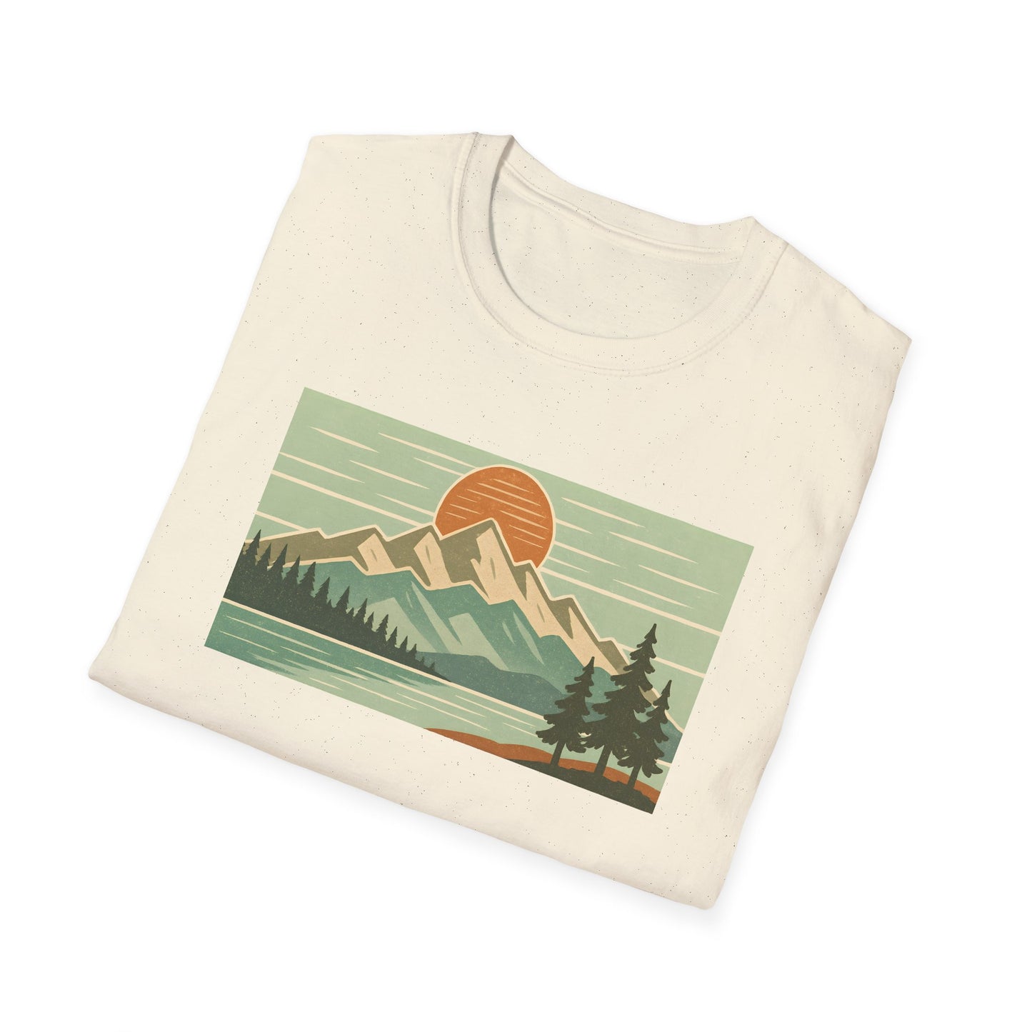 Retro Midday Mountain Peak T-shirt
