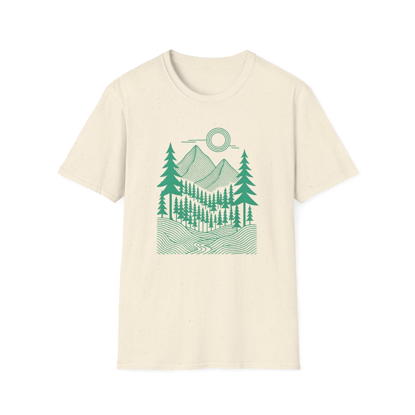 Geometrical Landscape Teal