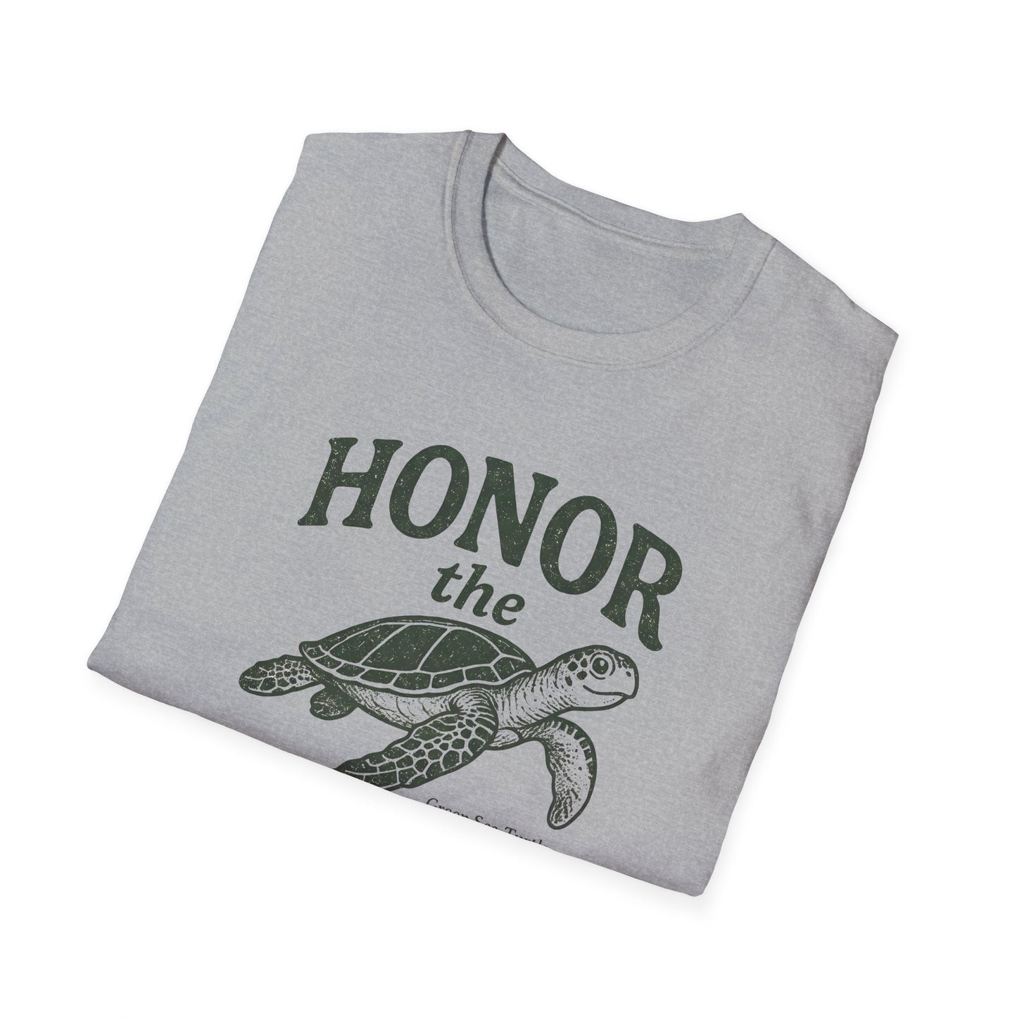 Honor The Natives Green Sea Turtle