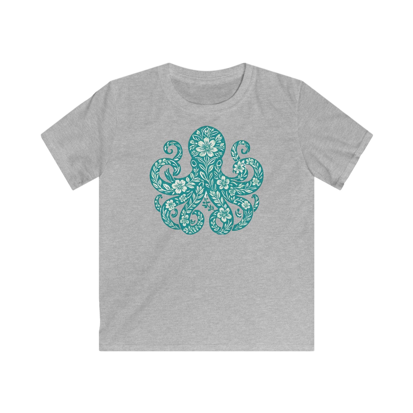 Children's Flowery Octopus T-shirt