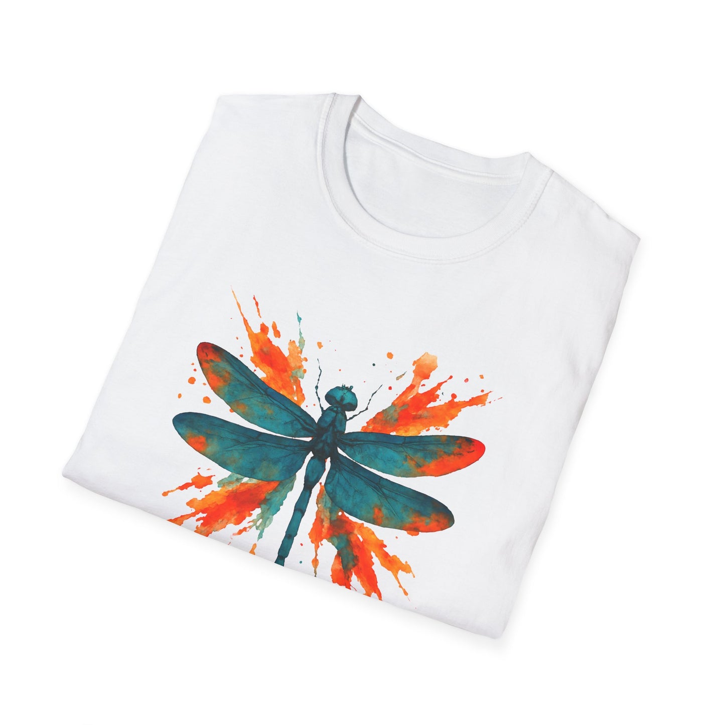 Dragonfly Red Splash T-shirt