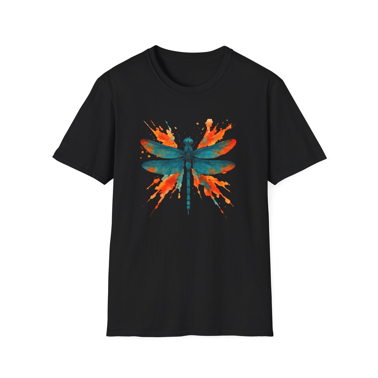 Dragonfly Red Splash T-shirt