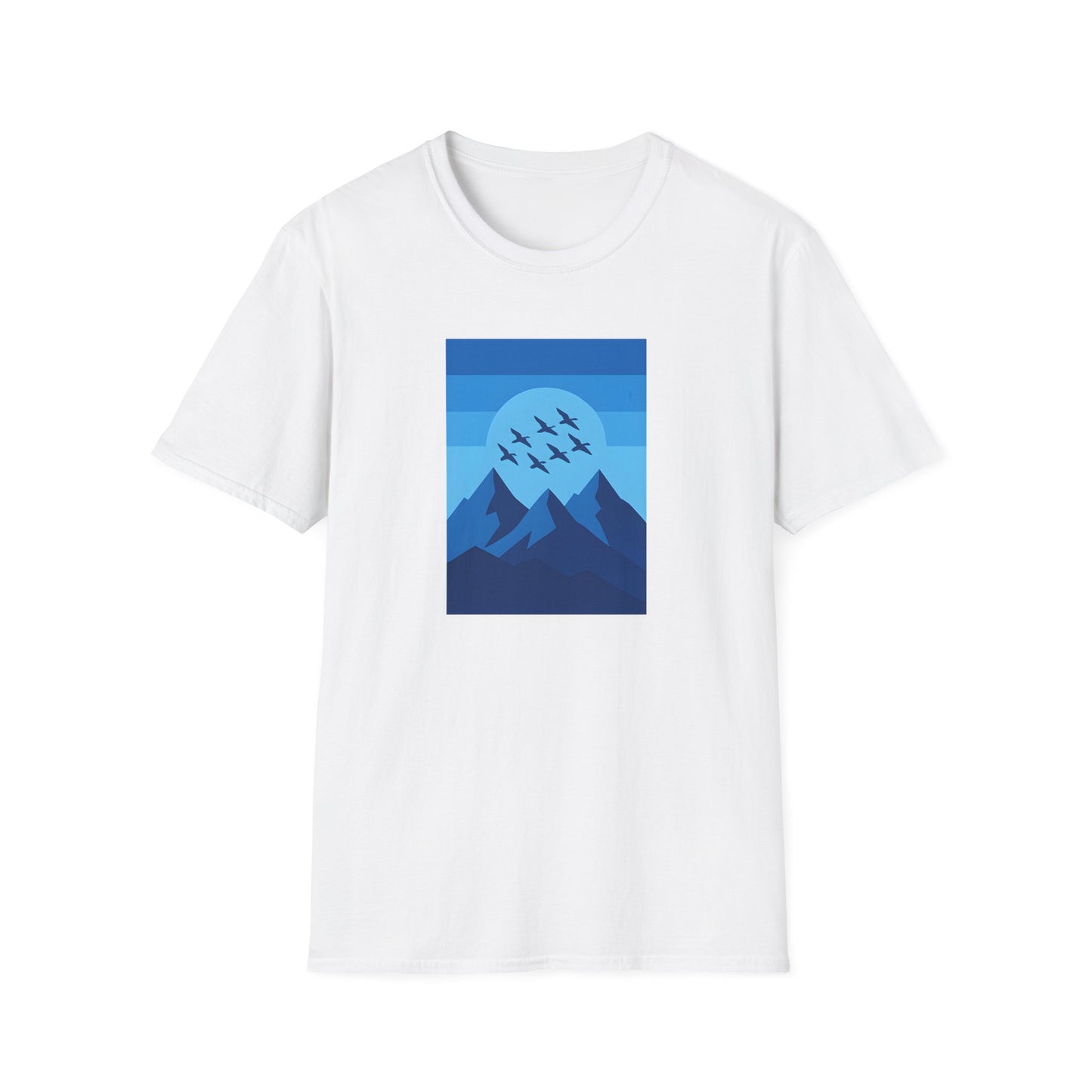 Blue Mountain Flight Silhouette T-shirt