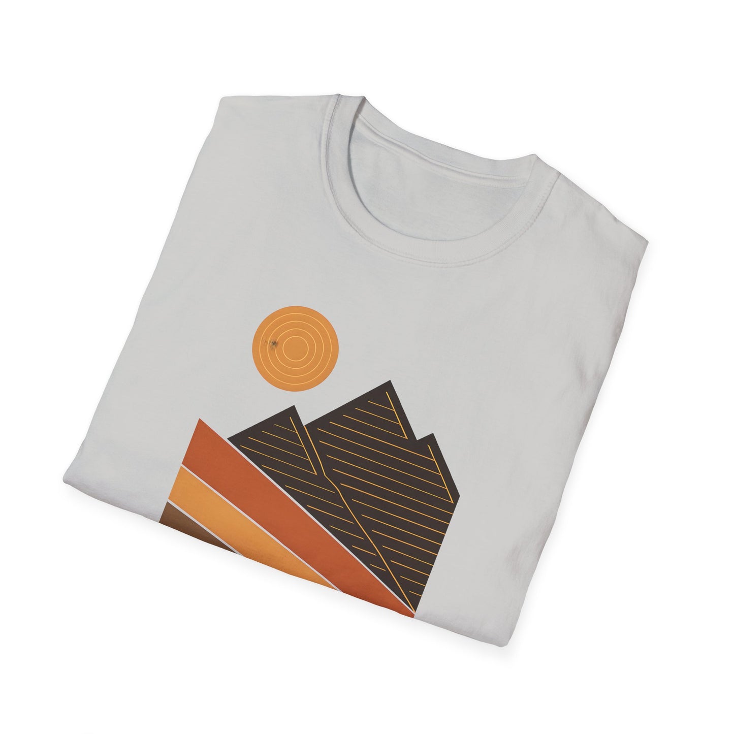 Geometric And Topographic Landscape T-shirt