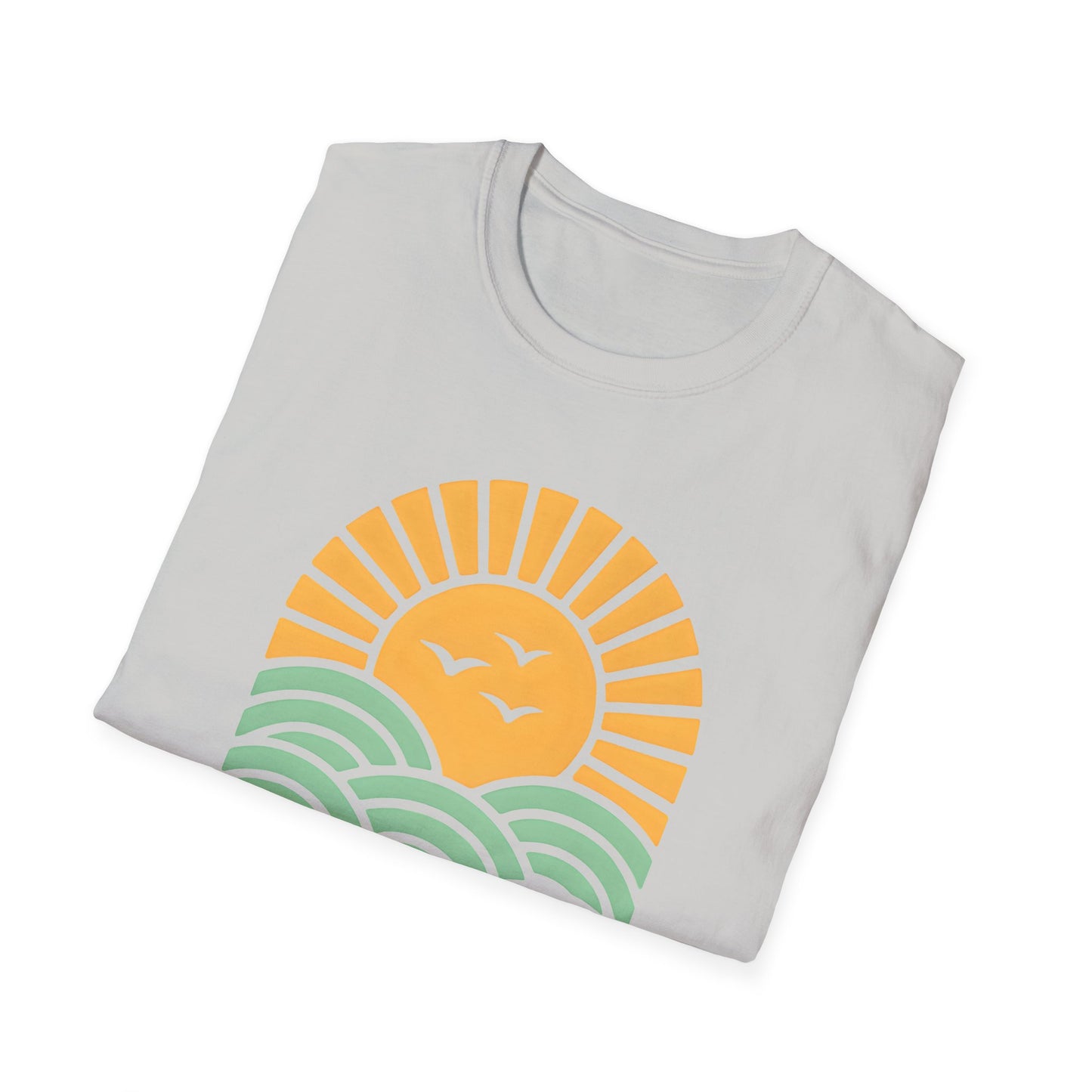 Sunrise Over Serene Waves T-shirt