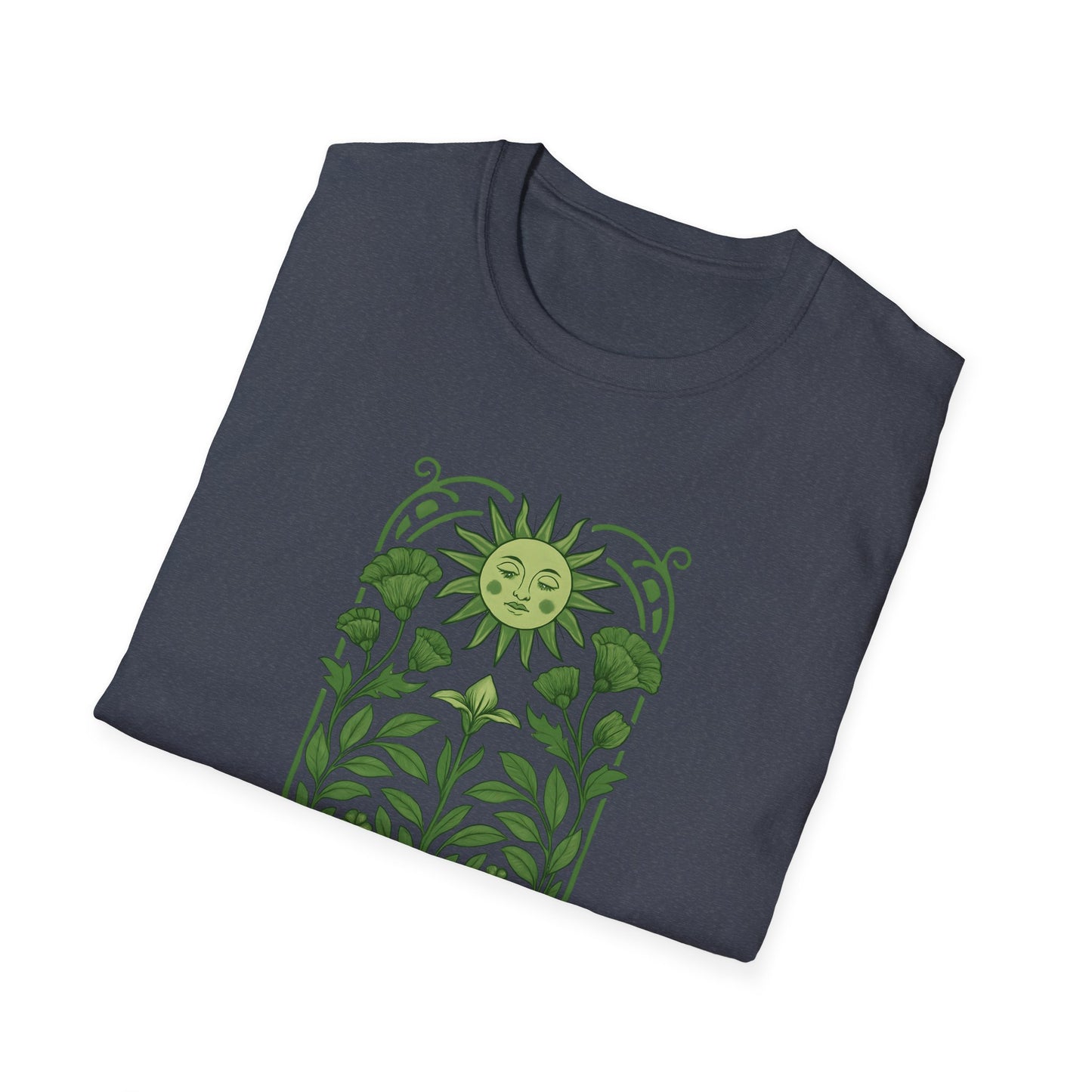 Serene Green Sunflower T-shirt