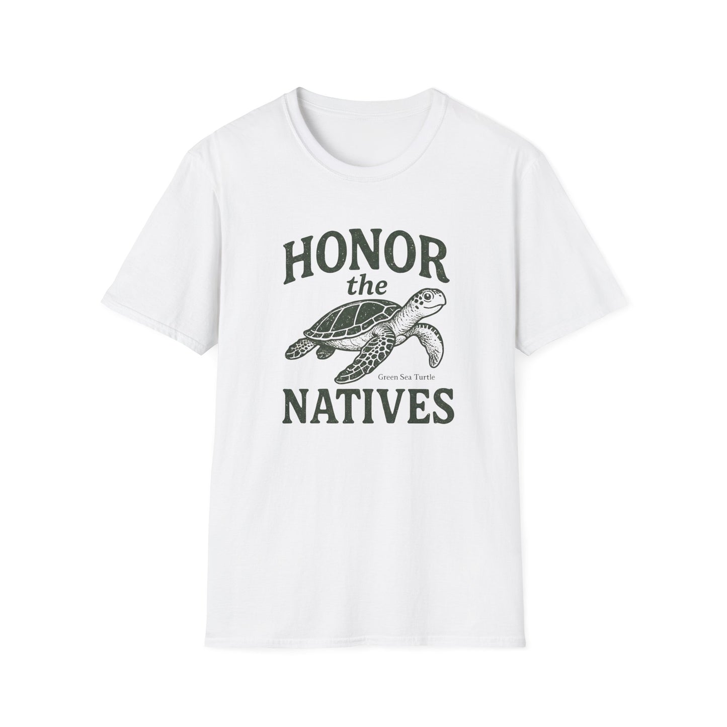 Honor The Natives Green Sea Turtle
