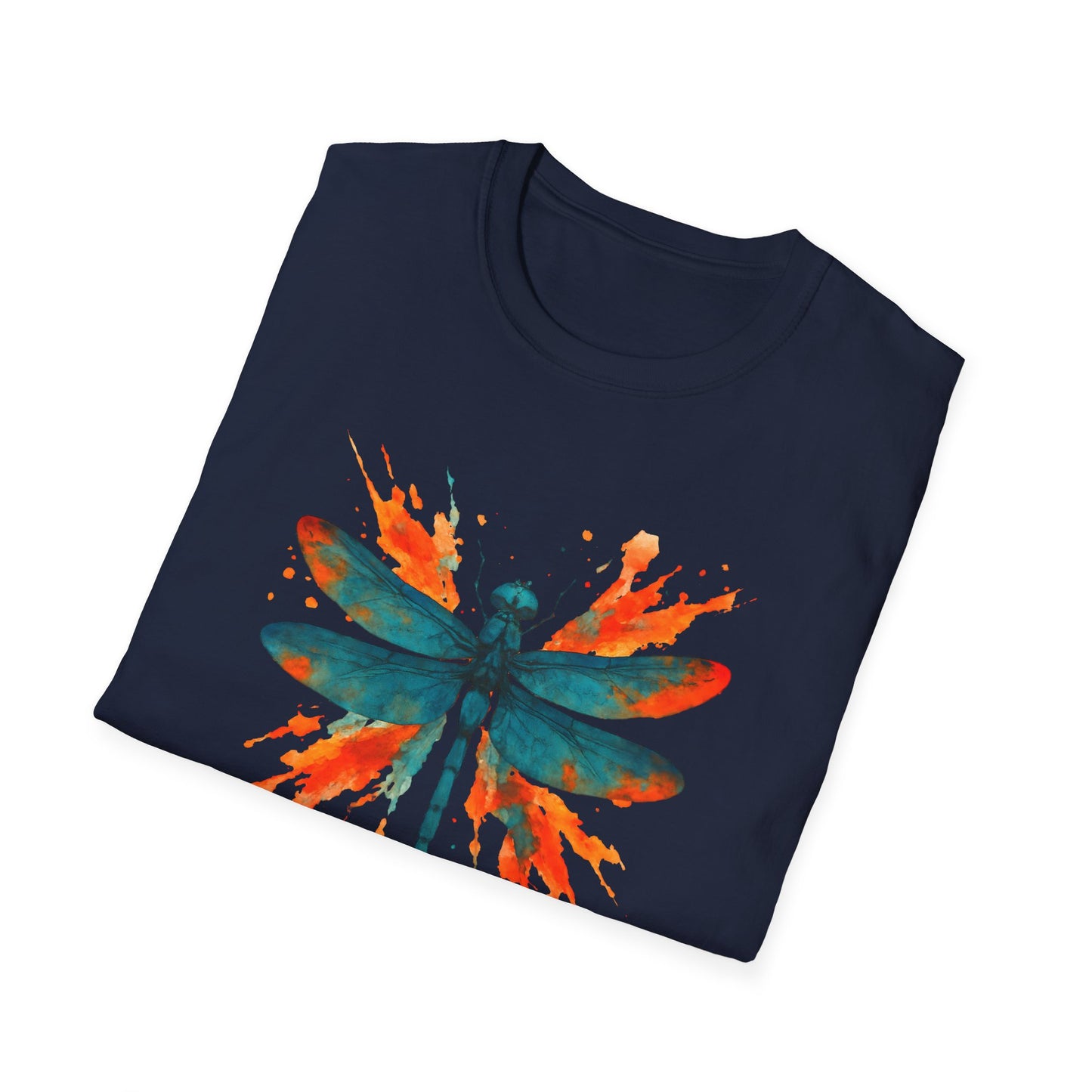 Dragonfly Red Splash T-shirt