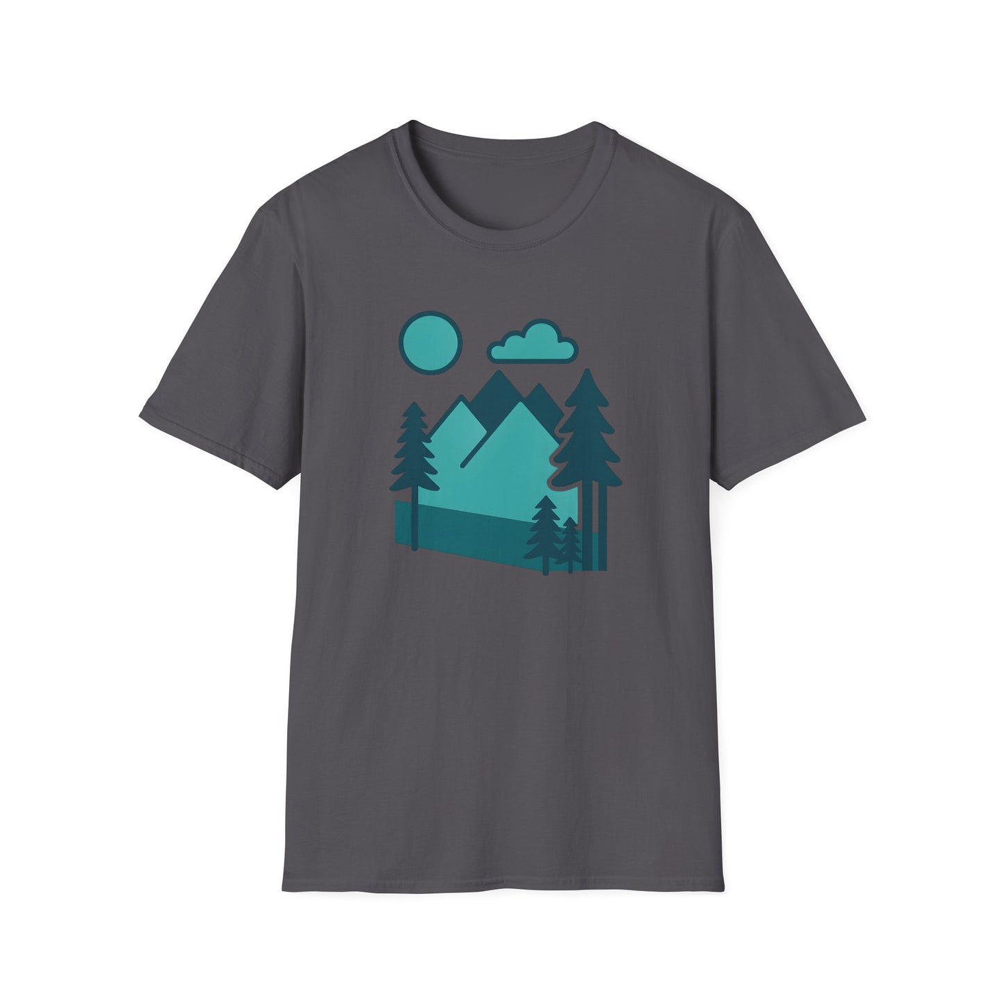 Minimalist Mountain Landscape T-shirt