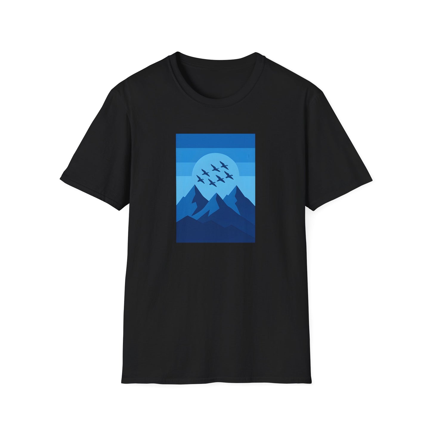 Blue Mountain Flight Silhouette T-shirt