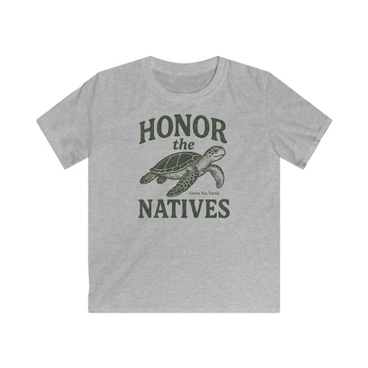 Children's Honor The Natives Green Sea Turtle T-shirt
