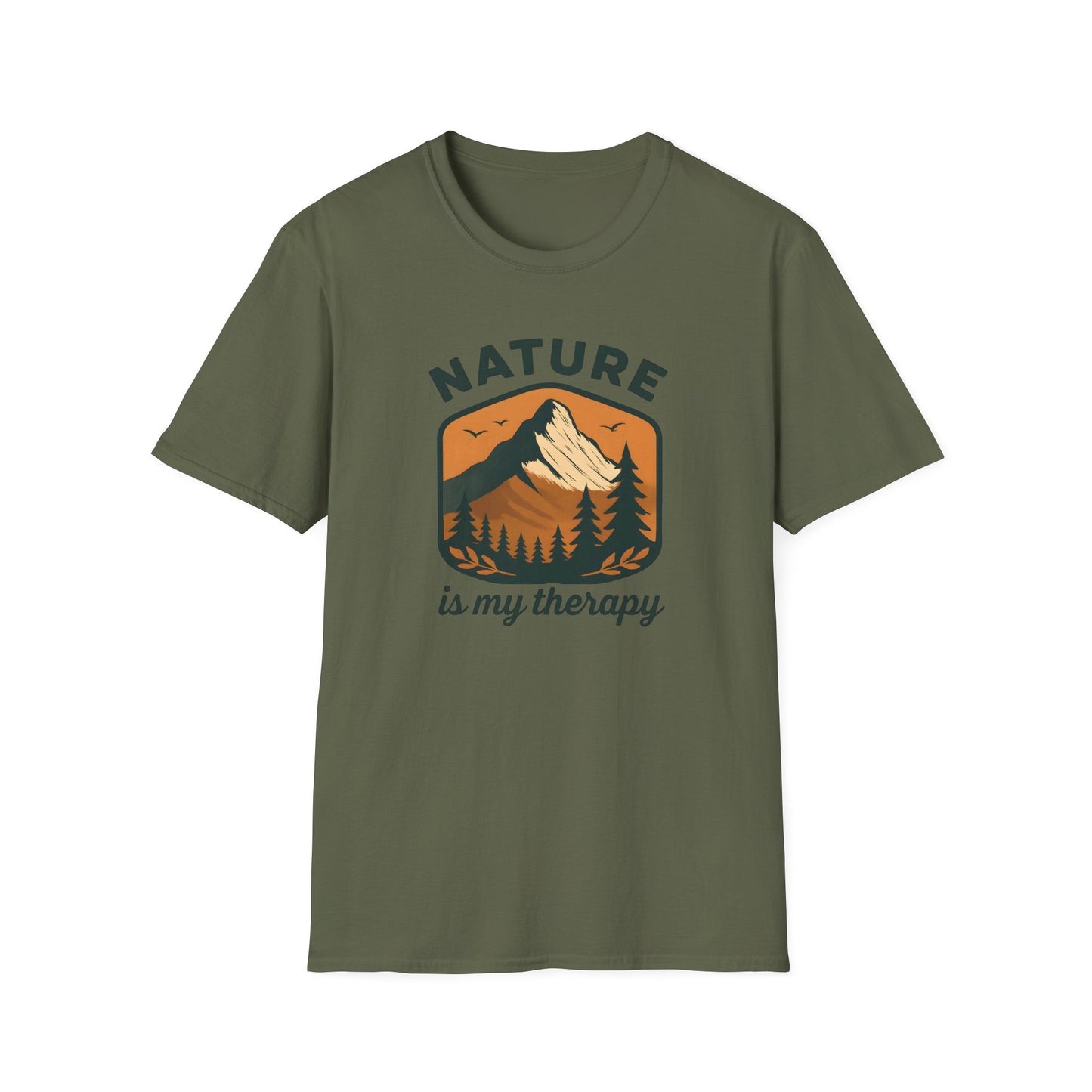 Nature Is My Therapy Landscape T-shirt