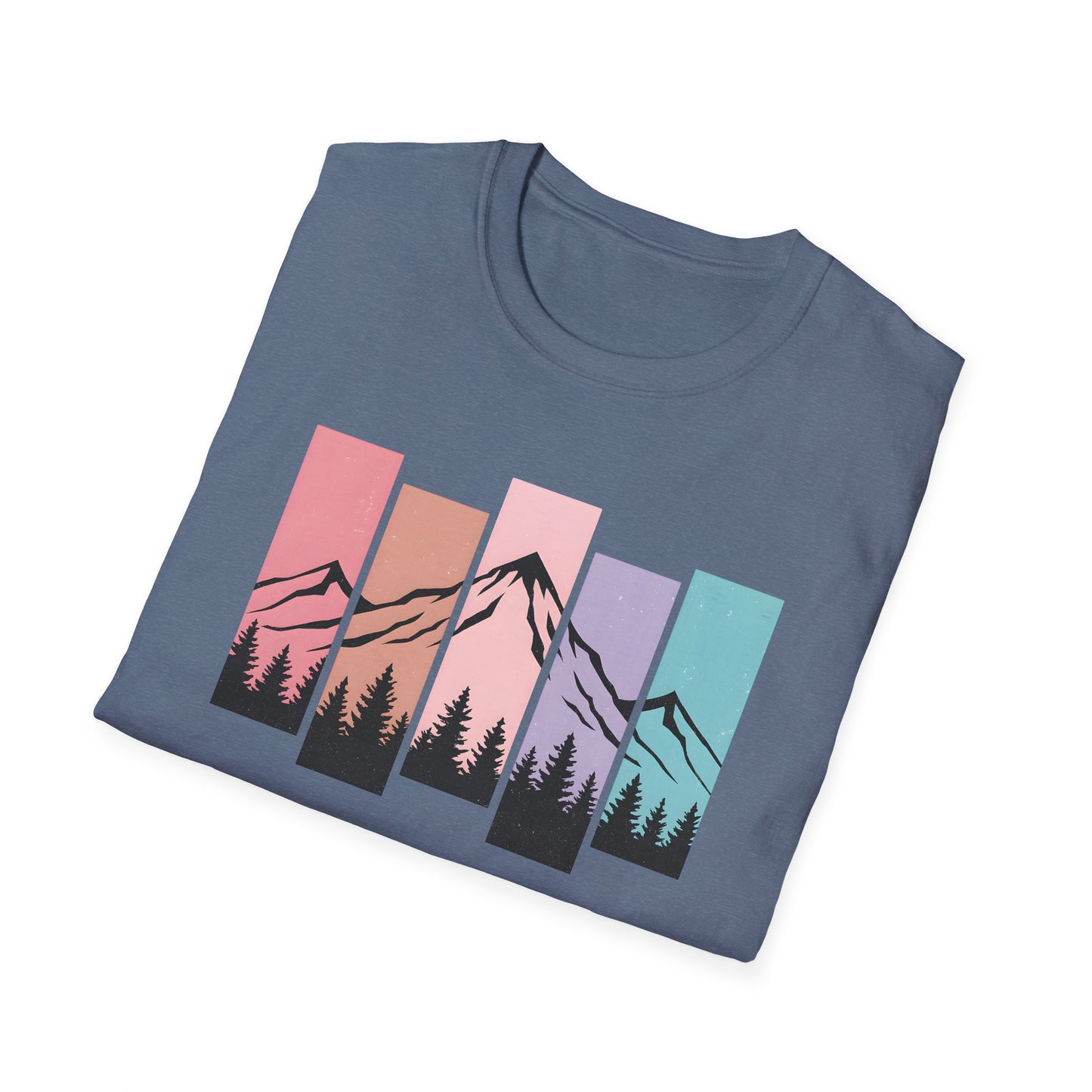 Retro Sunset Vertical Pastels T-shirt