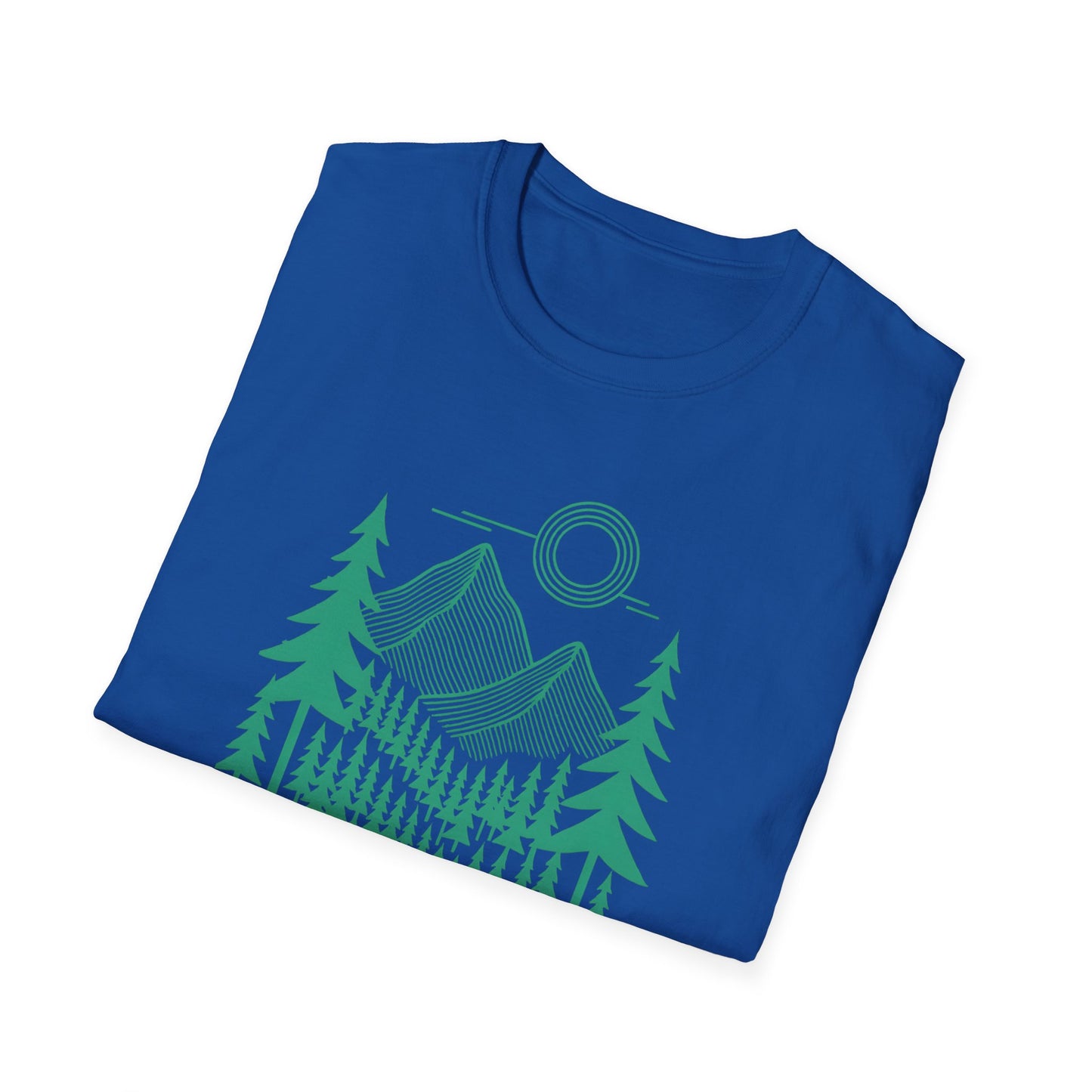 Geometrical Landscape Teal