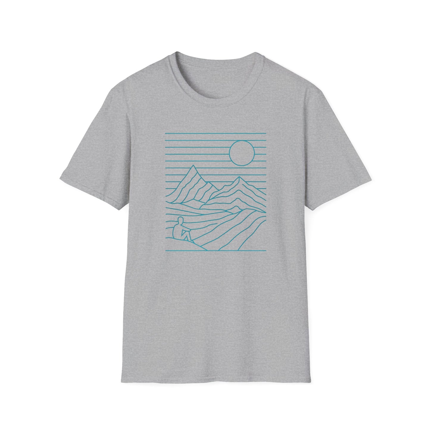 Notepad Line Landscape T-shirt