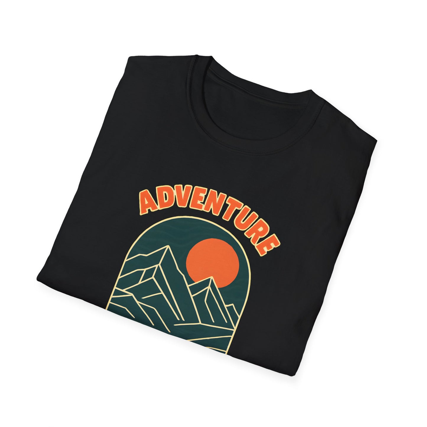 Adventure Awaits Mountain Landscape T-shirt
