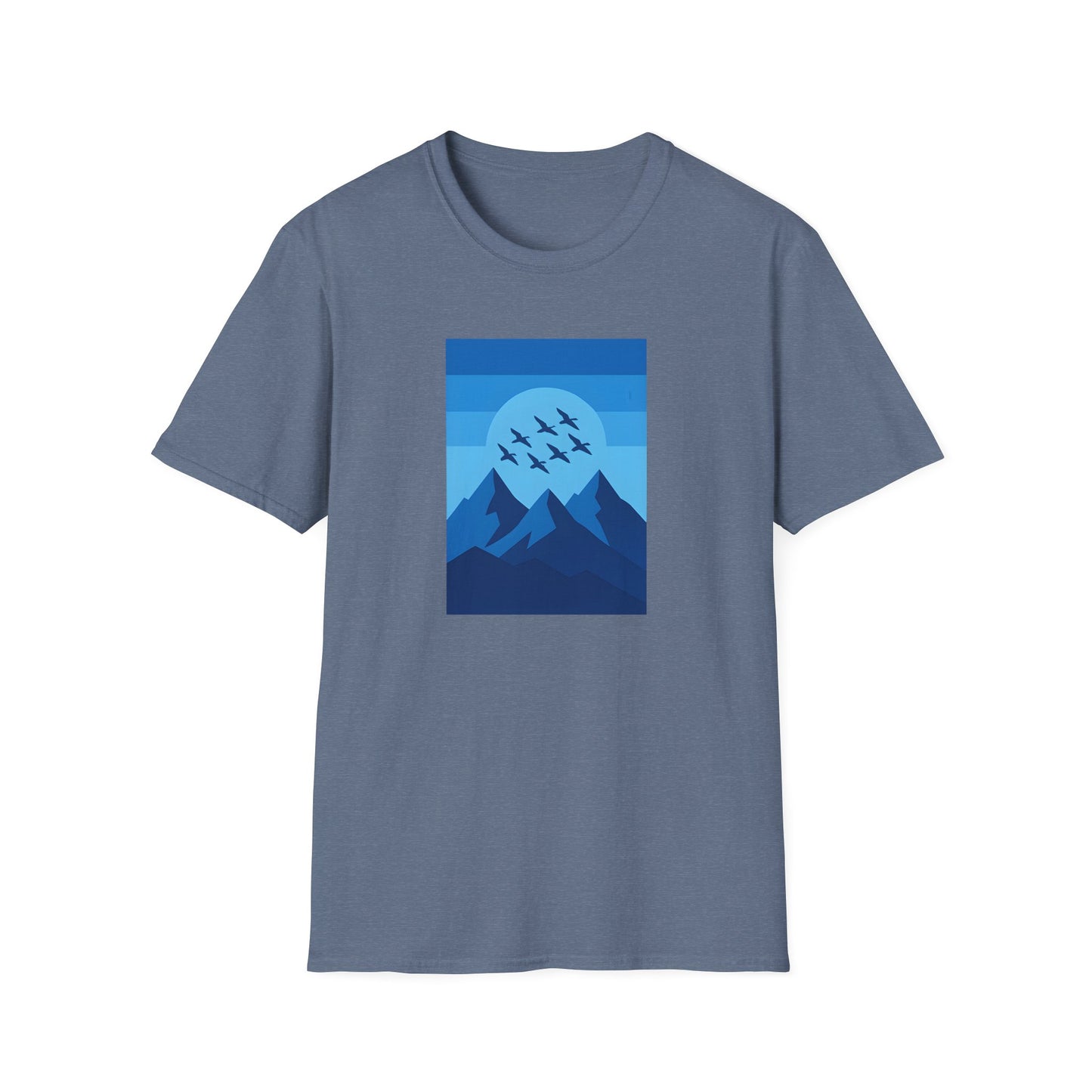 Blue Mountain Flight Silhouette T-shirt