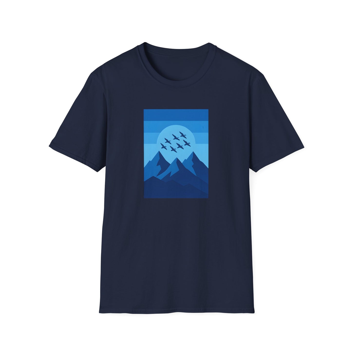 Blue Mountain Flight Silhouette T-shirt