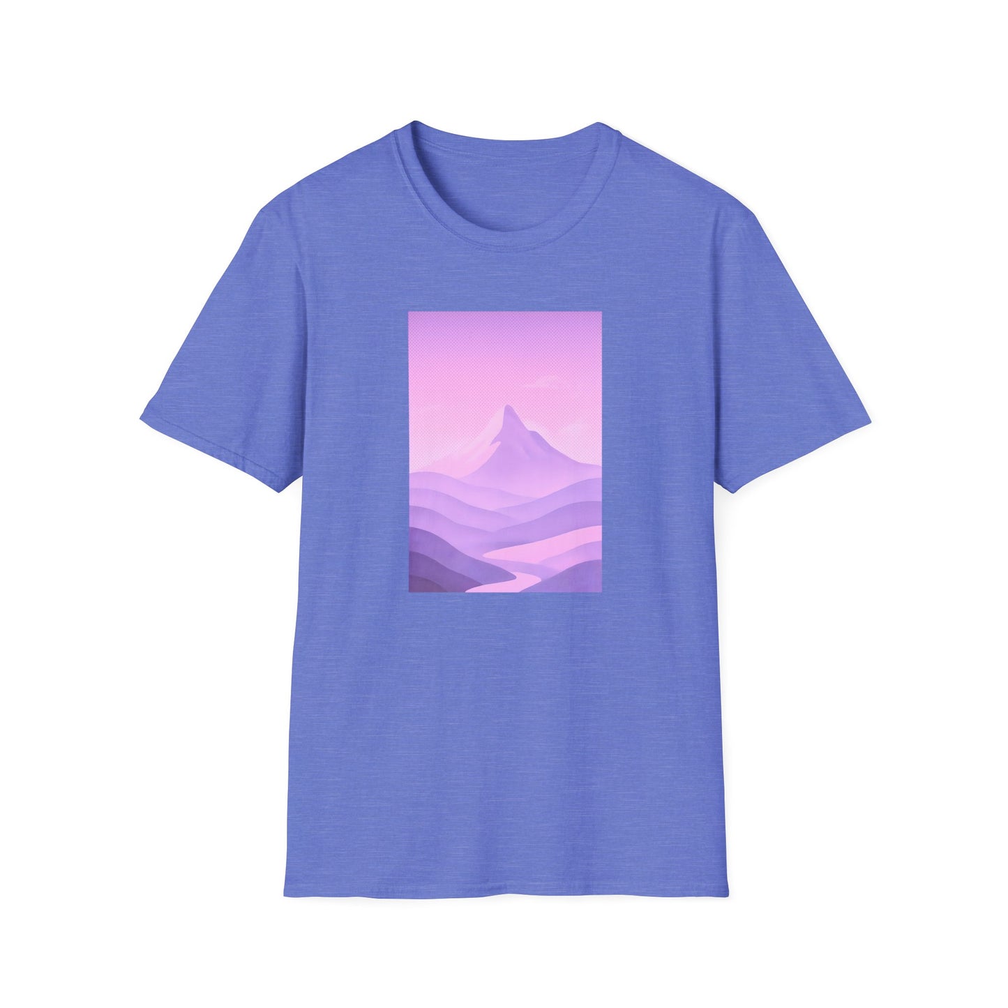 Layered Valley Violets Landscape T-shirt