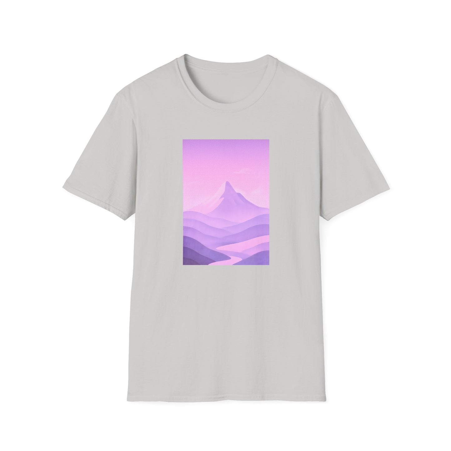 Layered Valley Violets Landscape T-shirt