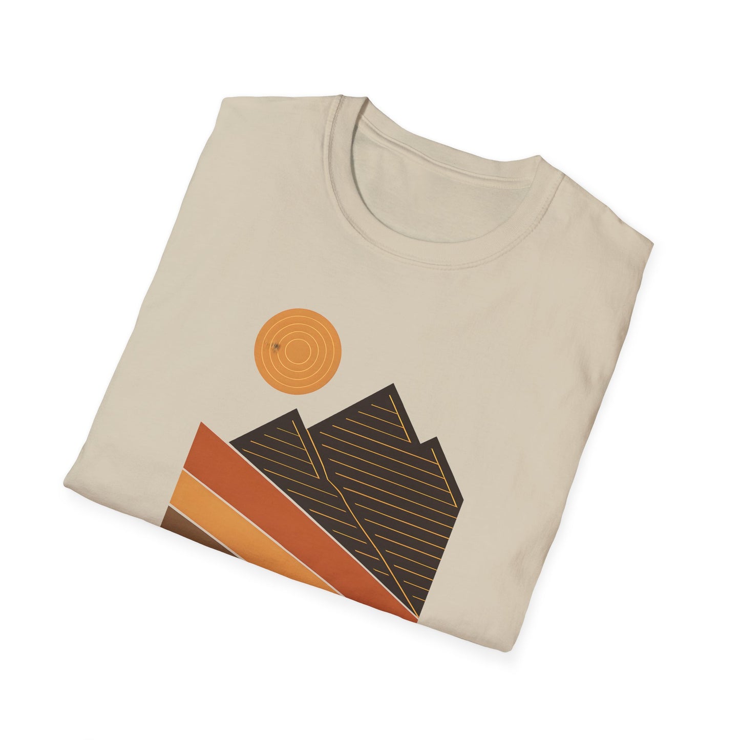 Geometric And Topographic Landscape T-shirt